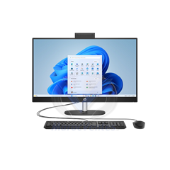 HP AIO 27  Ultra 7-255U 16Go 512Go SSD Ecran 27'' FHD W11H Noir 12M BW4F9EA